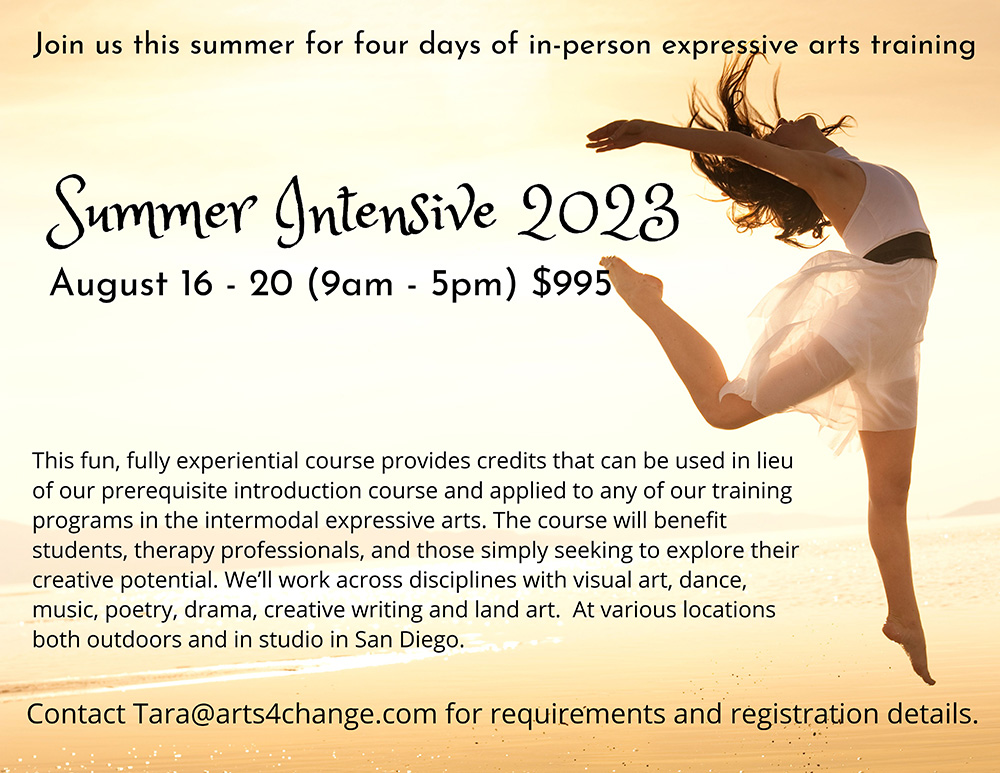 Expressive Arts Therapy Summer Intensive 2023 - 1